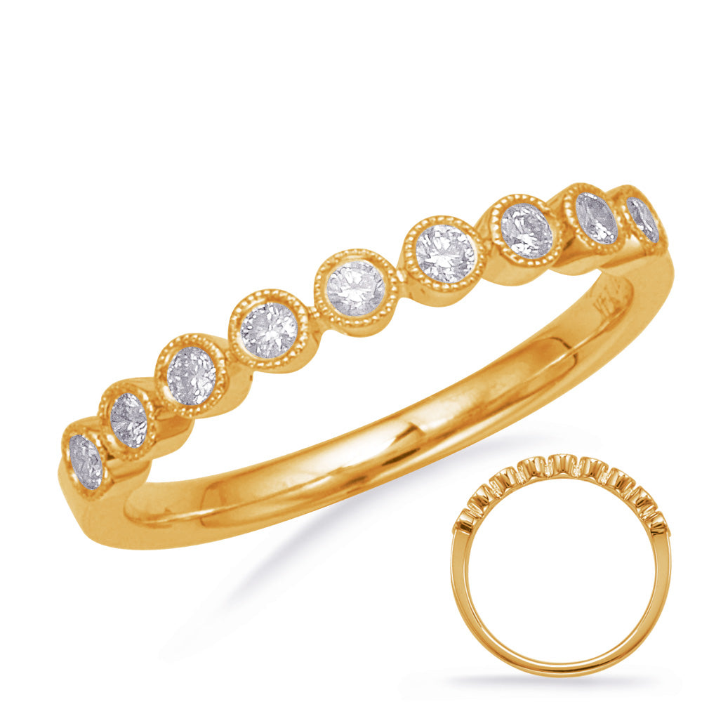 Yellow Gold Matching Band - EN8138-BYG