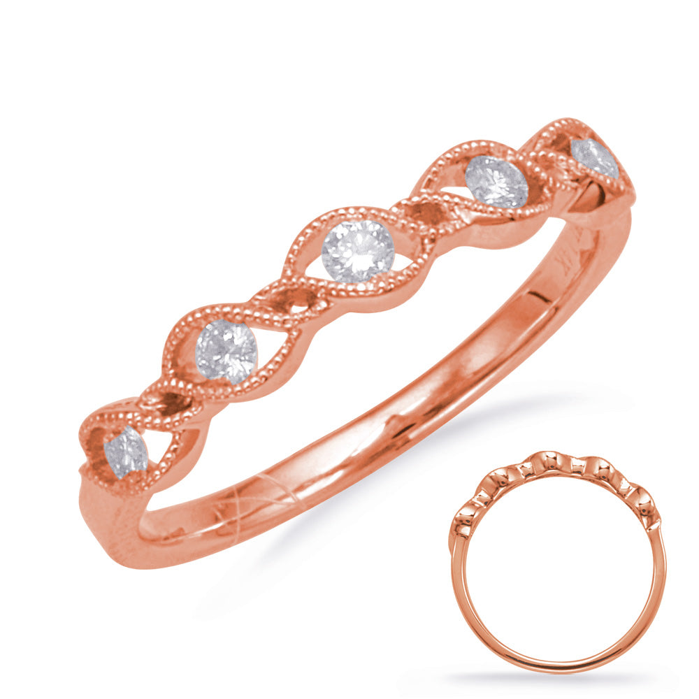 Rose Gold Matching Band - EN8140-BRG