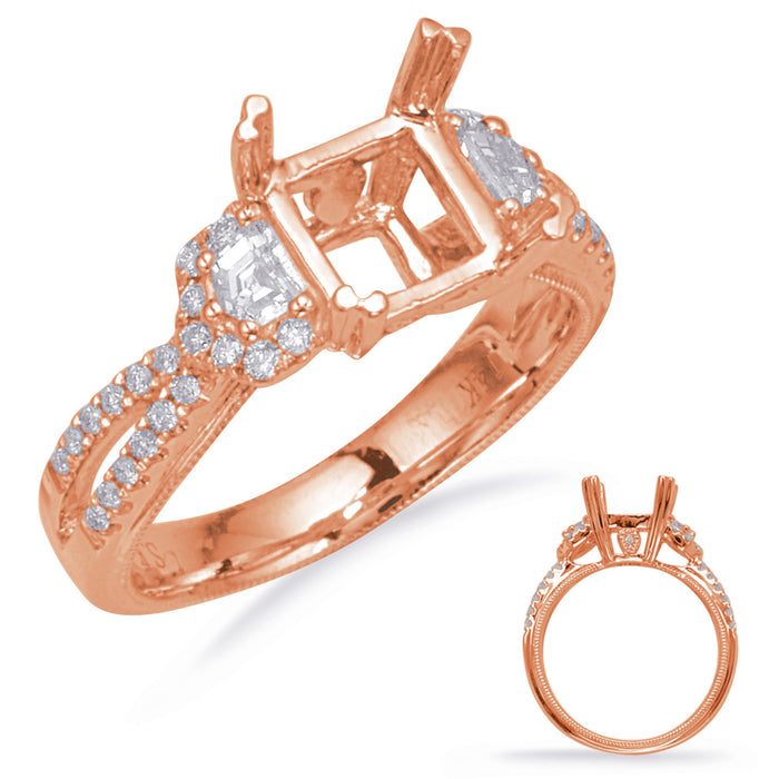 Rose Gold Engagement Ring - EN8142-6.5MRG