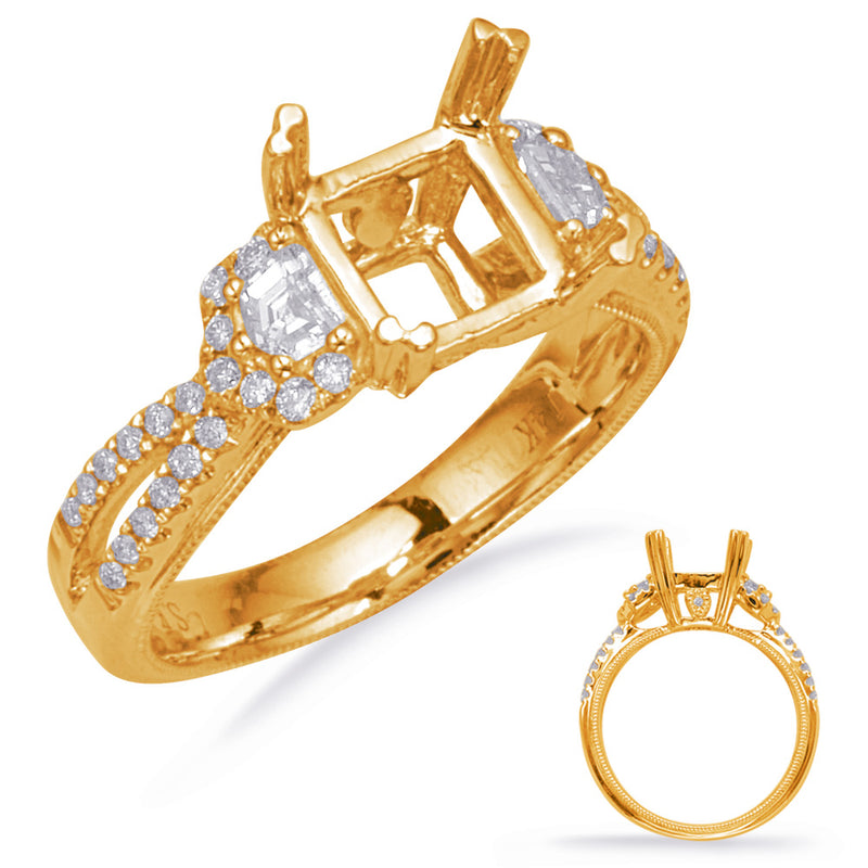 Yellow Gold Engagement Ring - EN8142-6.5MYG