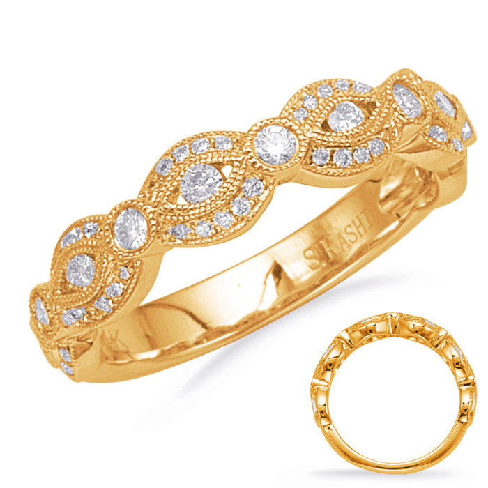 Yellow Gold Matching Band - EN8144-BYG