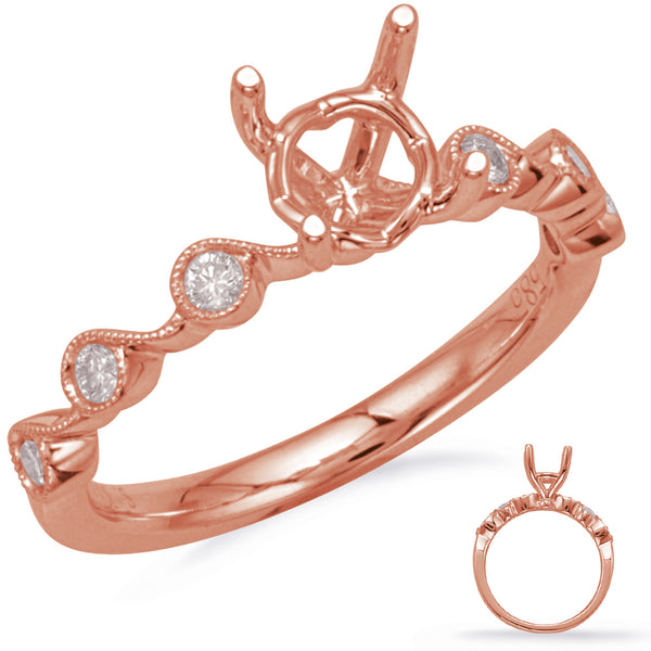 Rose Gold Engagement Ring - EN8146-1RG