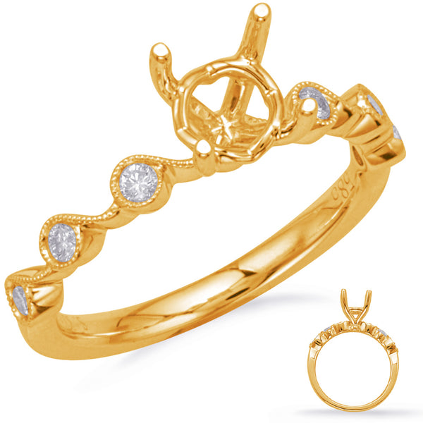 Yelow Gold Engagement Ring - EN8146-1YG