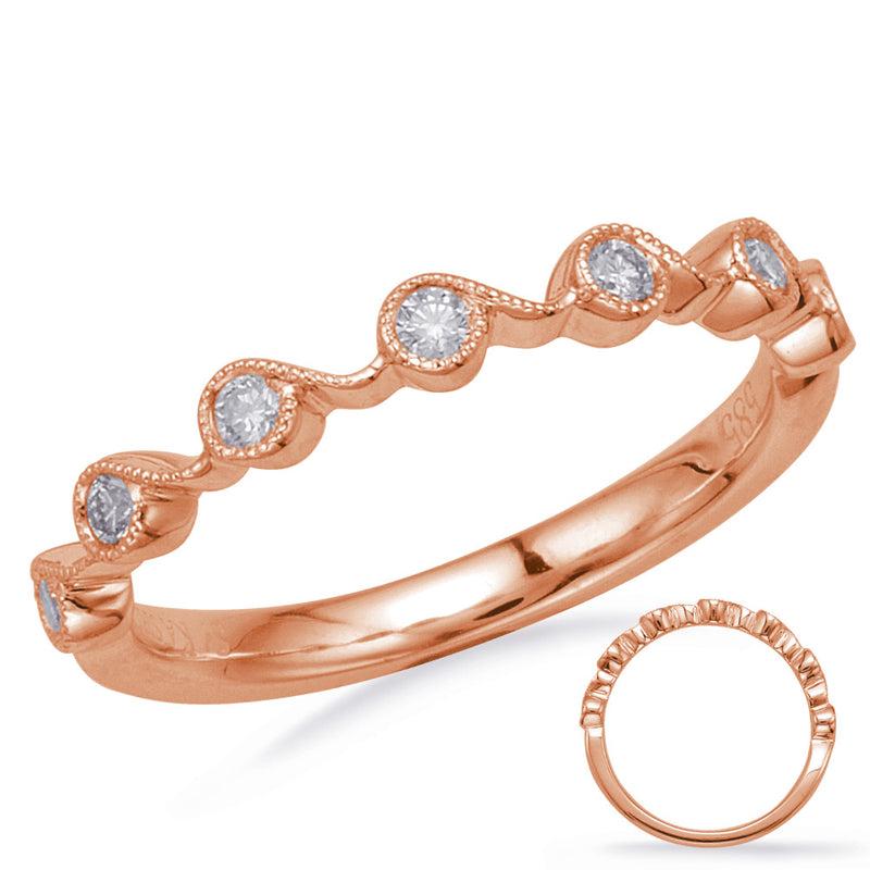 Rose Gold Matching Band - EN8146-BRG