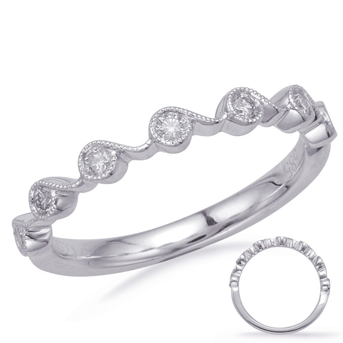 White Gold Matching Band - EN8146-BWG