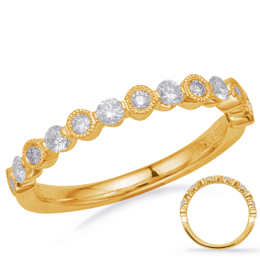 Yellow Gold Matching Band - EN8147-BYG