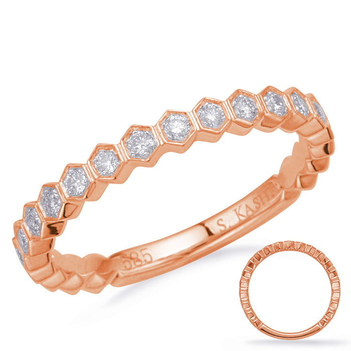 Rose Gold Matching Band - EN8149-BRG