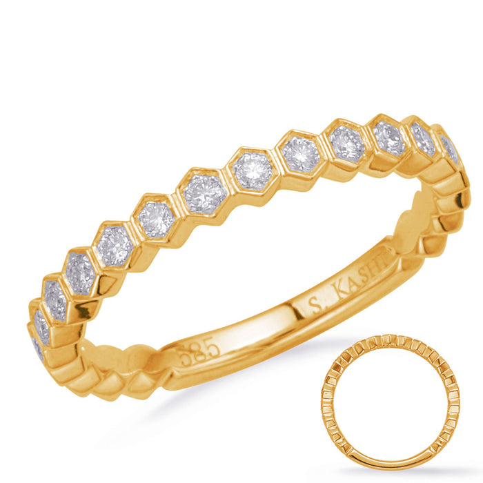 Yellow Gold Matching Band - EN8149-BYG