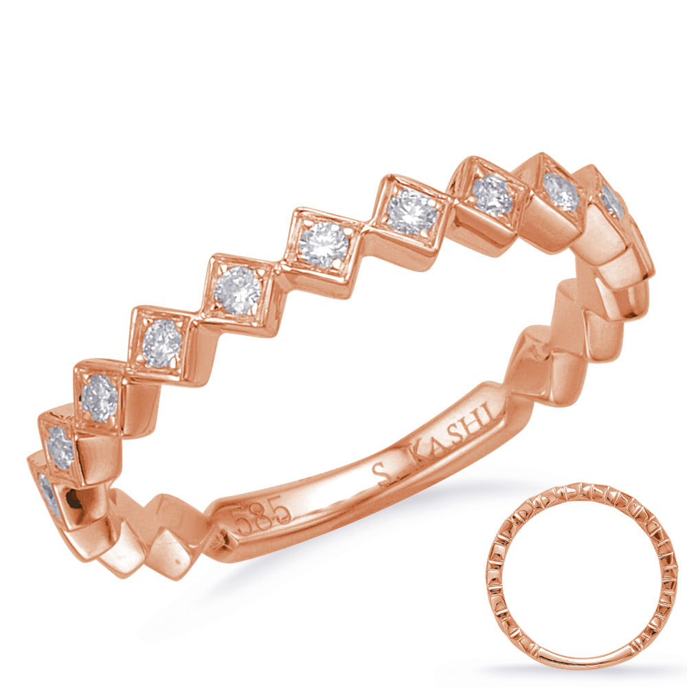 Rose Gold Matching Band - EN8150-BRG