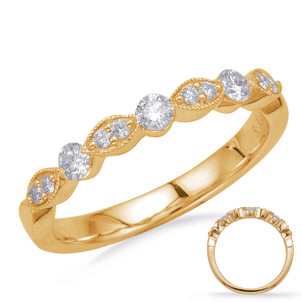 Yellow Gold Matching Band - EN8151-BYG