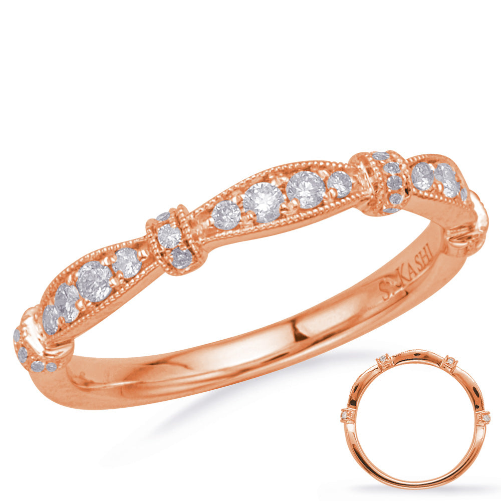 Rose Gold Matching Band - EN8152-BRG