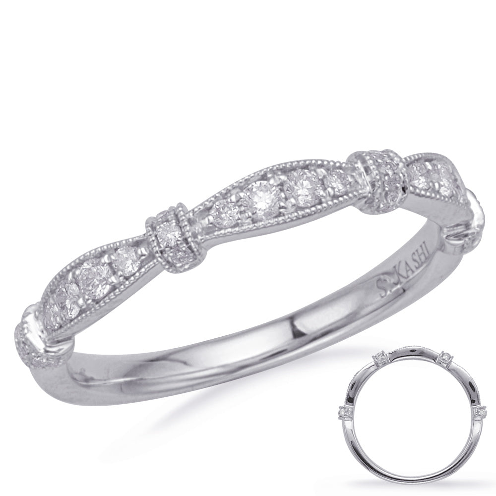 White Gold Matching Band - EN8152-BWG