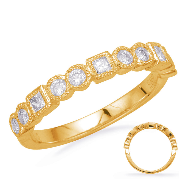 Yellow Gold Matching Band - EN8153-BYG