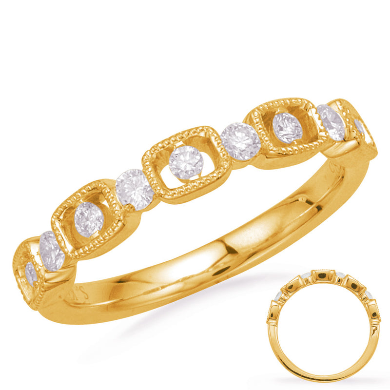 Yellow Gold Matching Band - EN8154-BYG