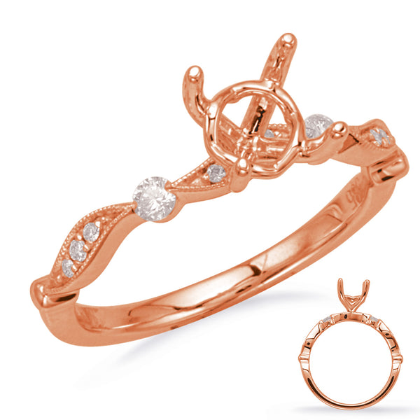 Rose Gold Engagement Ring - EN8155-33RG