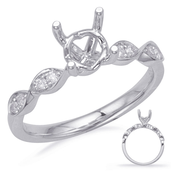 White Gold Engagement Ring - EN8157-1WG