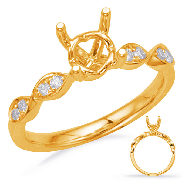 Yellow Gold Engagement Ring - EN8157-1YG