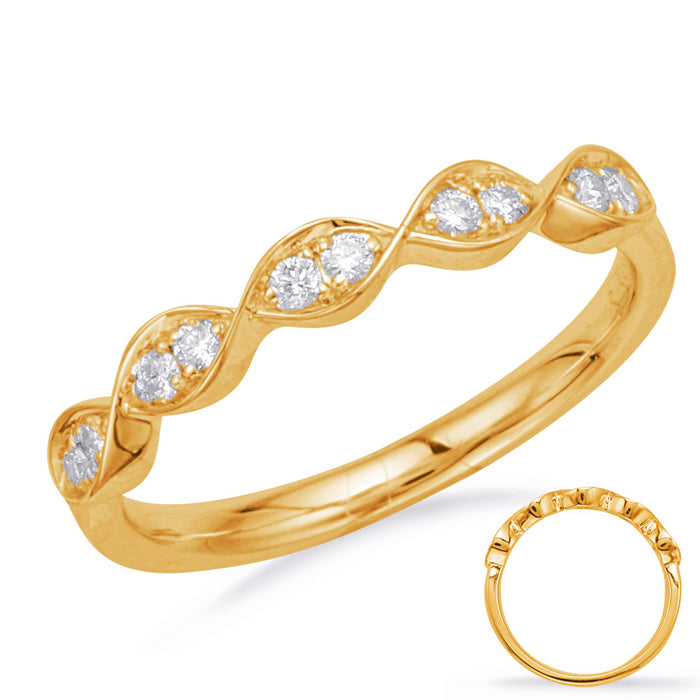 Yellow Gold Matching Band - EN8157-BYG