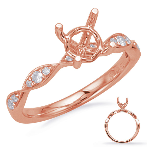 Rose Gold Engagement Ring - EN8158-1RG