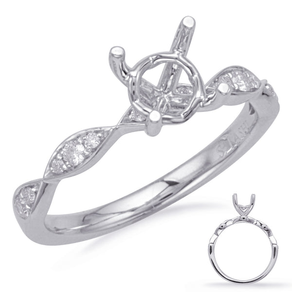 White Gold Engagement Ring - EN8158-1WG