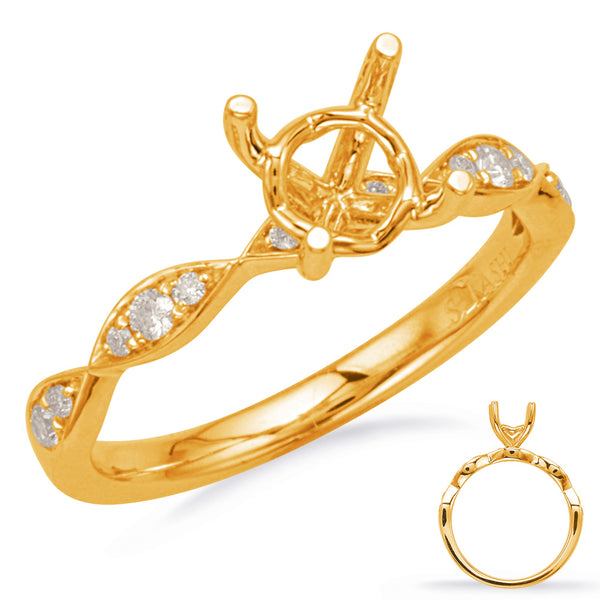 Yellow Gold Engagement Ring - EN8158-1YG