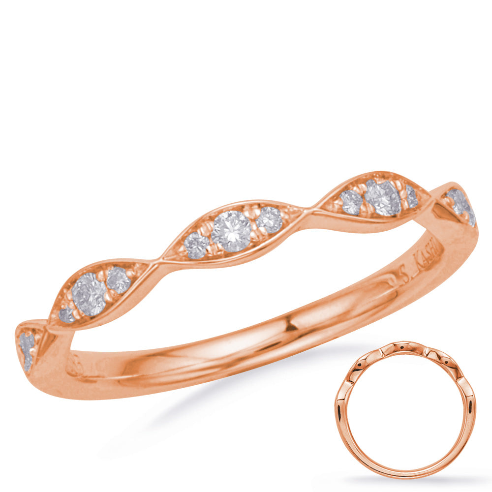 Rose Gold Matching Band - EN8158-BRG