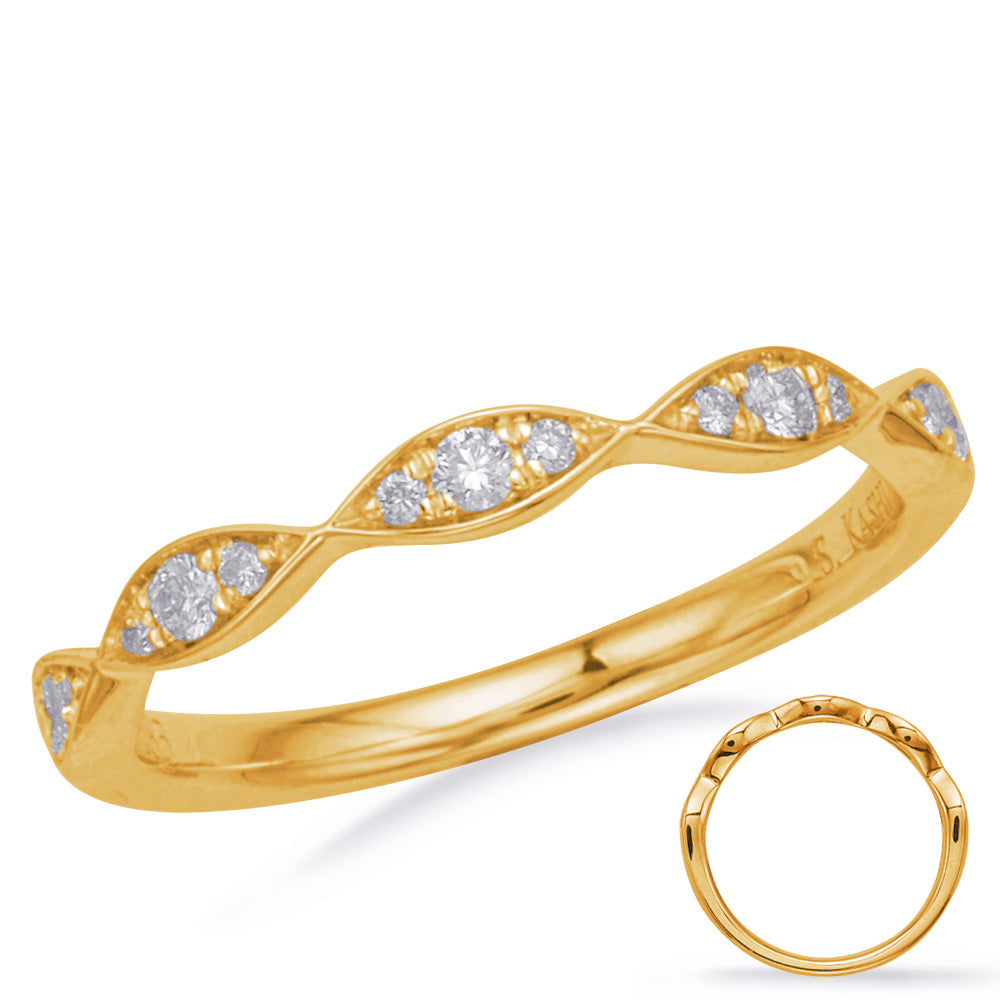 Yellow Gold Matching Band - EN8158-BYG