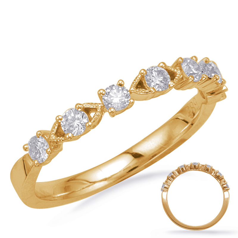 Yellow Gold Matching Band - EN8159-BYG