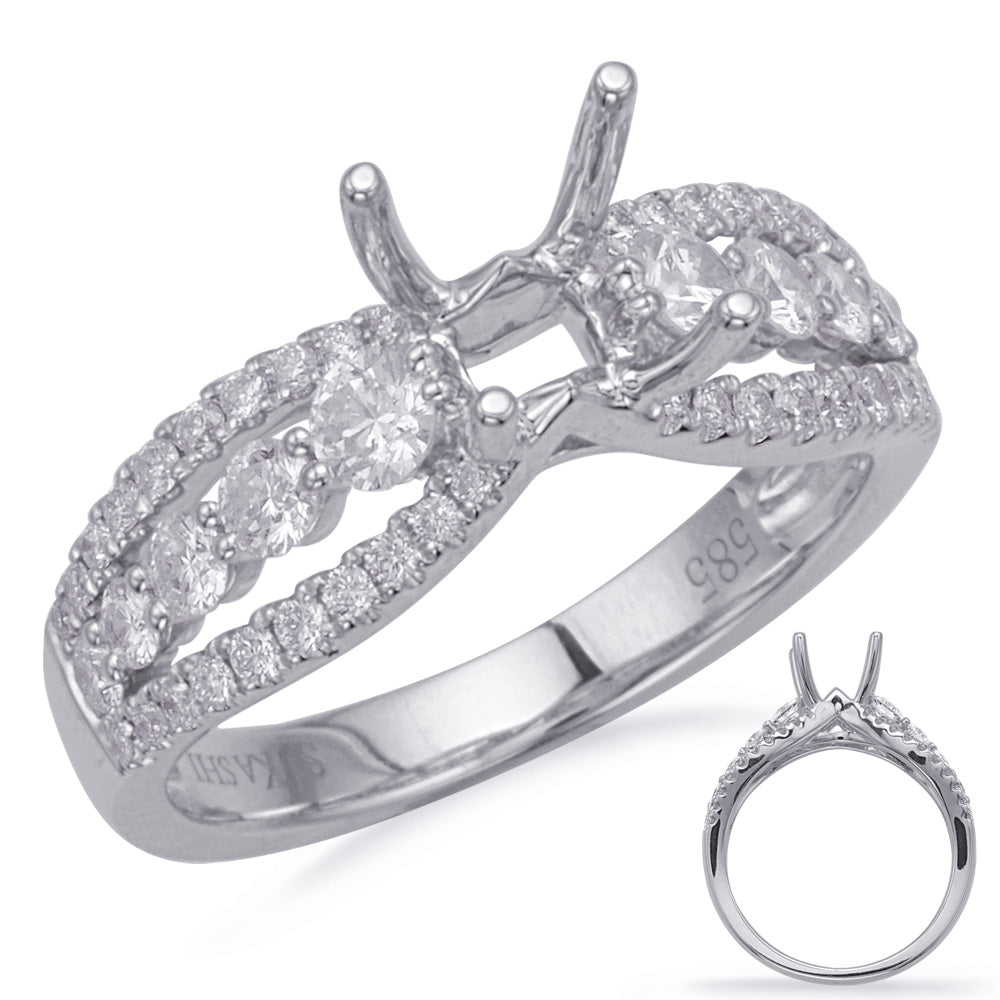 Platinum Engagement Ring - EN8166-1PL