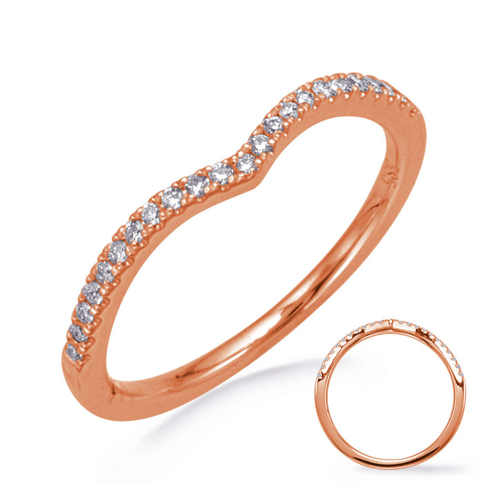 Rose Gold Wedding Band - EN8166-B10RG