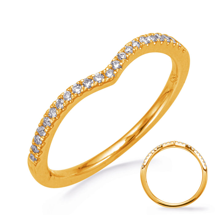 Yellow Gold Wedding Band - EN8166-B10YG