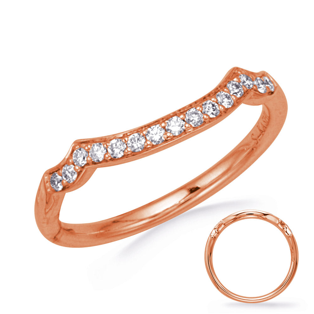 Rose Gold Wedding Band - EN8168-B1RG