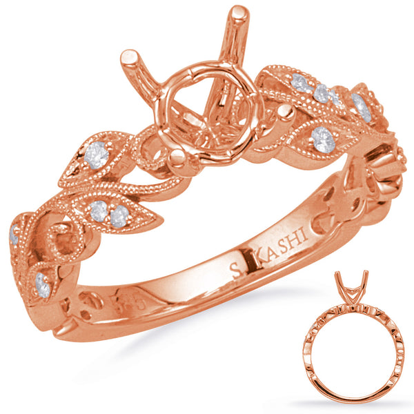 Rose Gold Engagement Ring - EN8171-33RG