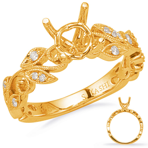 Yellow Gold Engagement Ring - EN8171-33YG