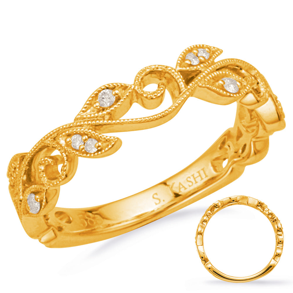 Yellow Gold Matching Band - EN8171-BYG