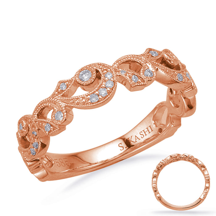 Rose Gold Matching Band - EN8174-BRG