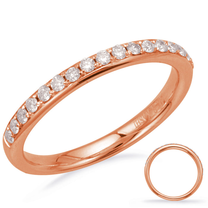 Rose Gold Matching Band - EN8177-BRG