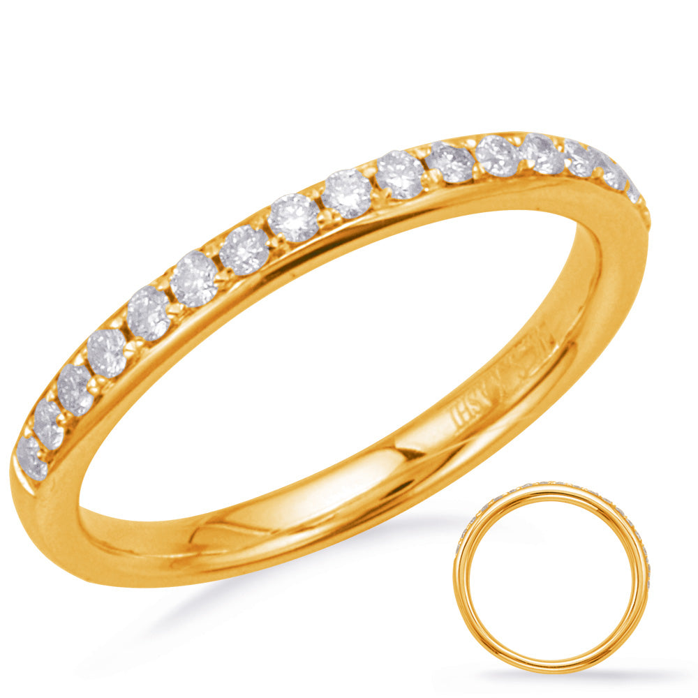 Yellow Gold Matching Band - EN8177-BYG