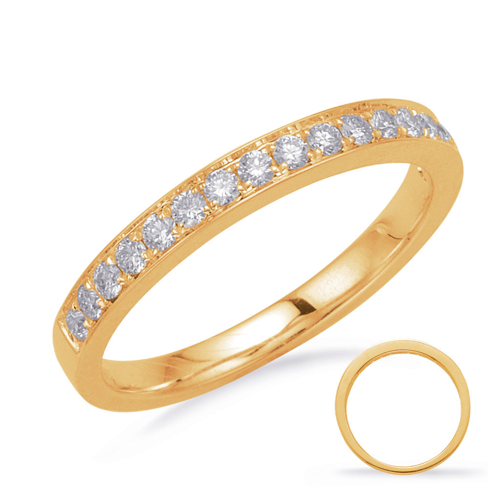 Yellow Gold Matching Band - EN8178-BYG