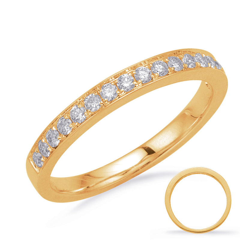 Yellow Gold Matching Band - EN8178-BYG