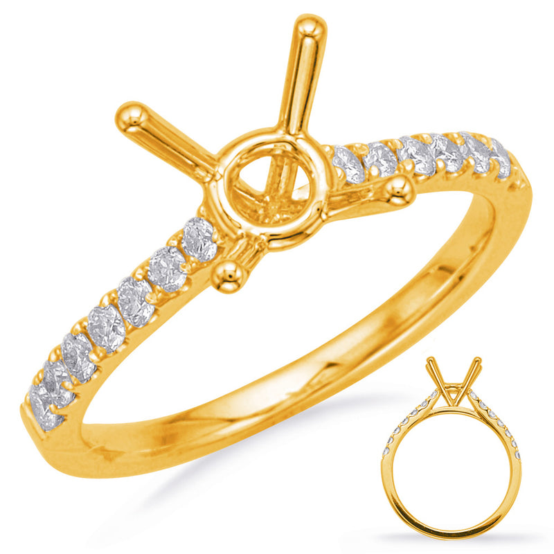 Yellow Gold Engagement Ring - EN8179-15YG