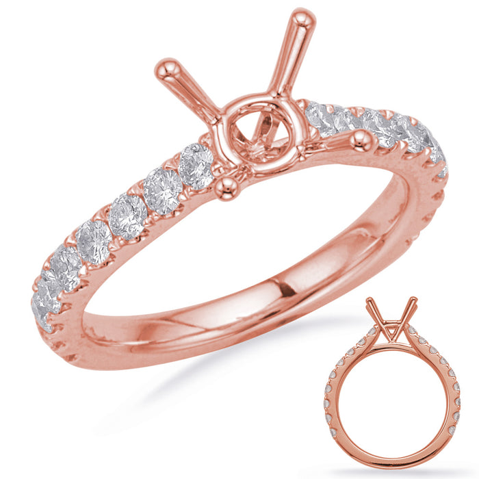 Rose Gold Engagement Ring - EN8180-15RG