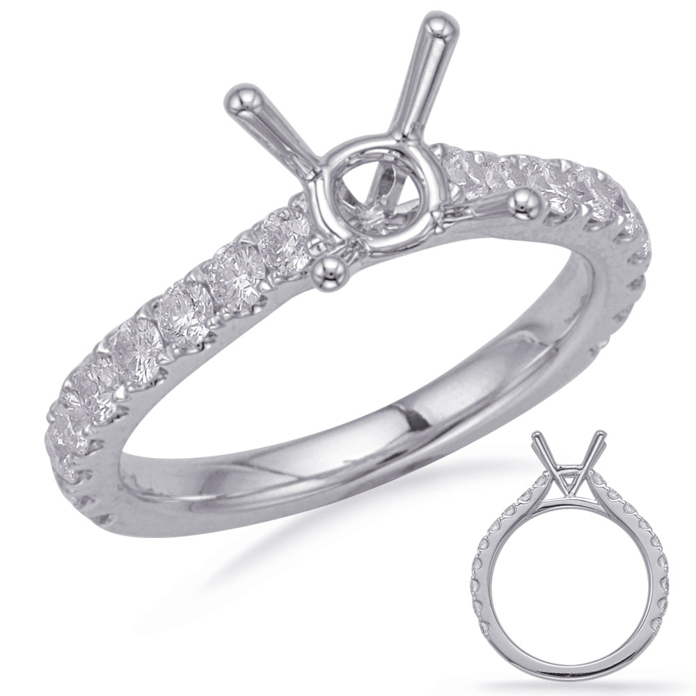 White Gold Engagement Ring - EN8180-15WG