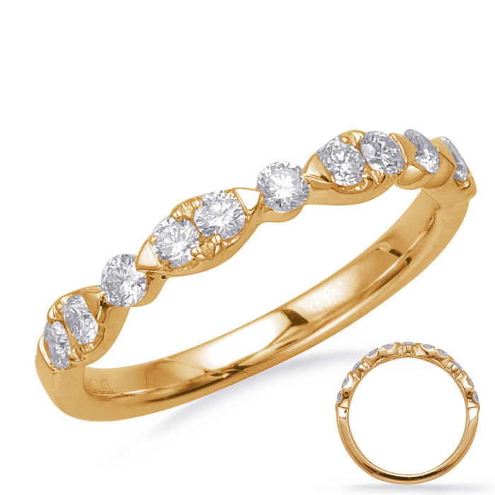 Yellow Gold Matching Band - EN8182-BYG