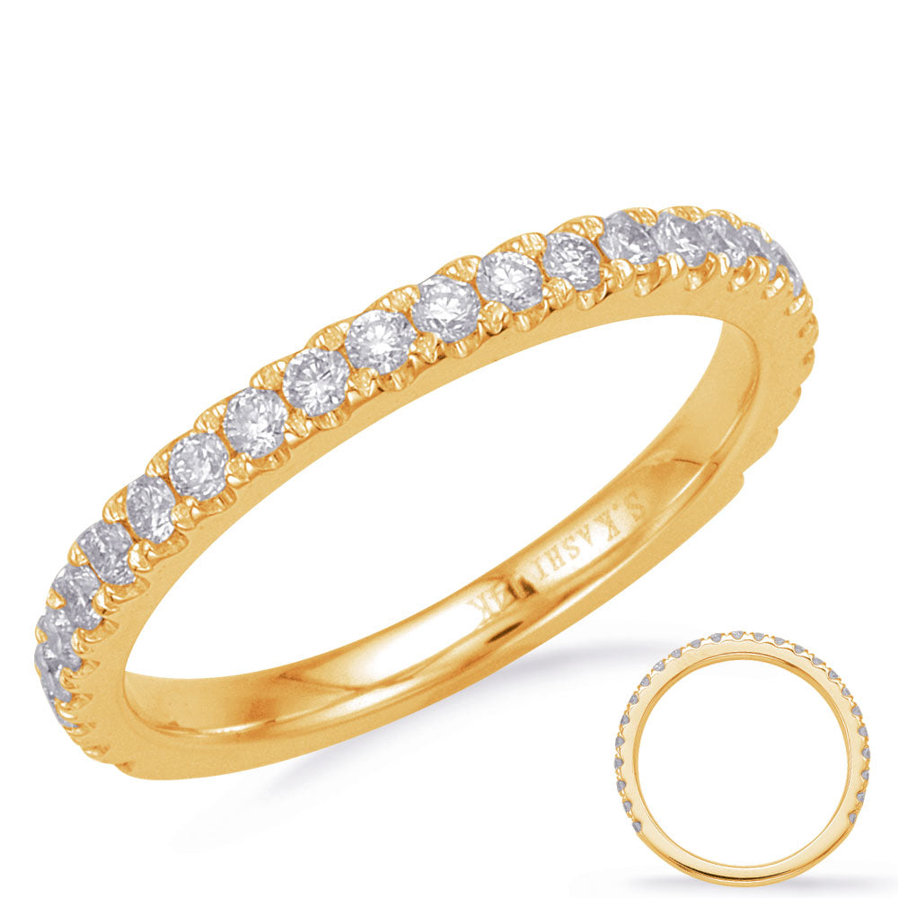 Yellow Gold Matching Band - EN8183-B10YG