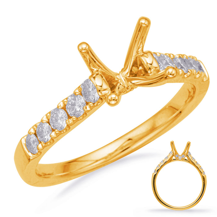 Yellow Gold Engagement Ring - EN8184-1YG