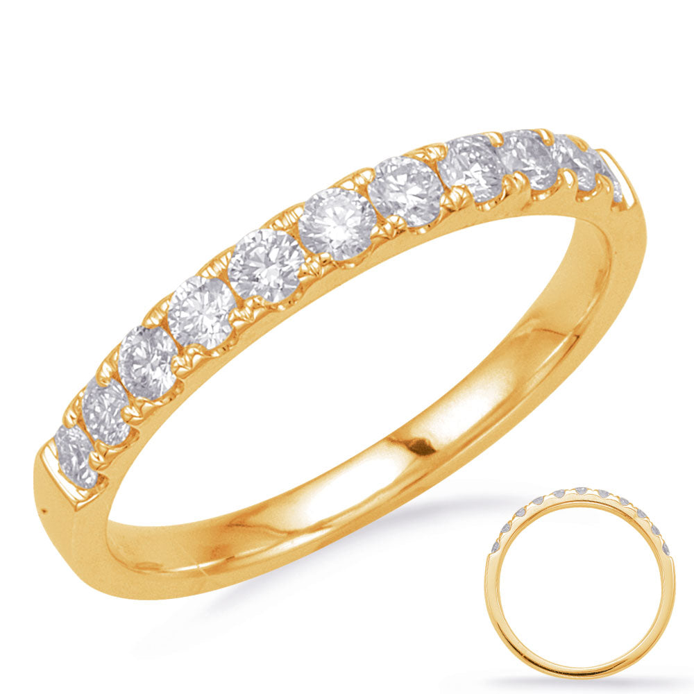 Yellow Gold Matching Band - EN8184-BYG