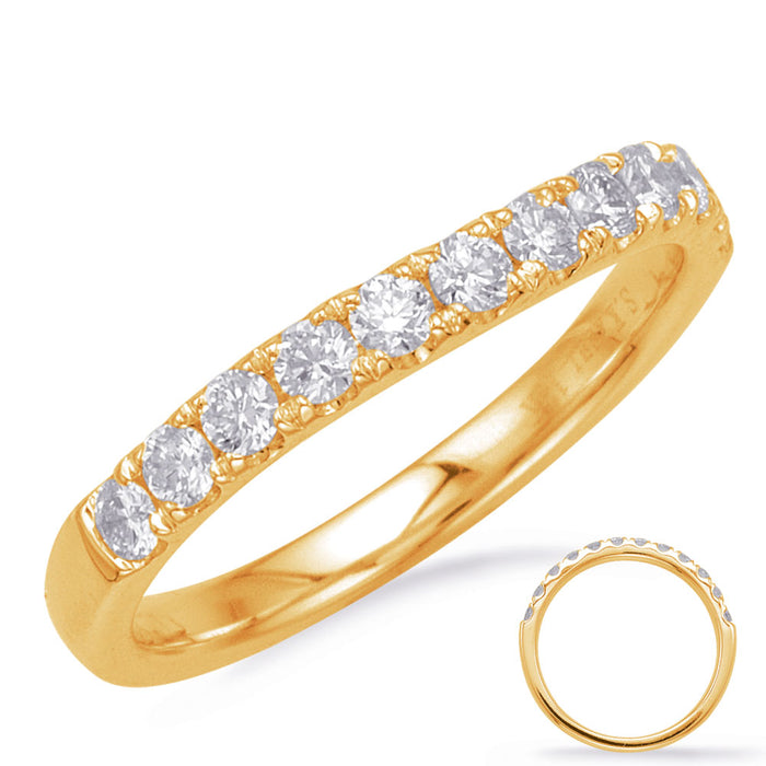 Yellow Gold Matching Band - EN8187-BYG