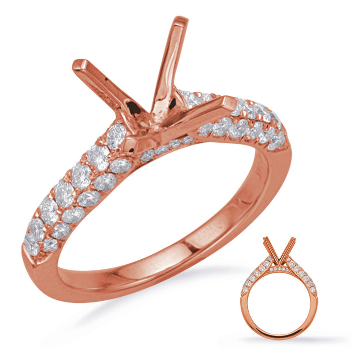 Rose Gold Engagement Ring - EN8189-1RG