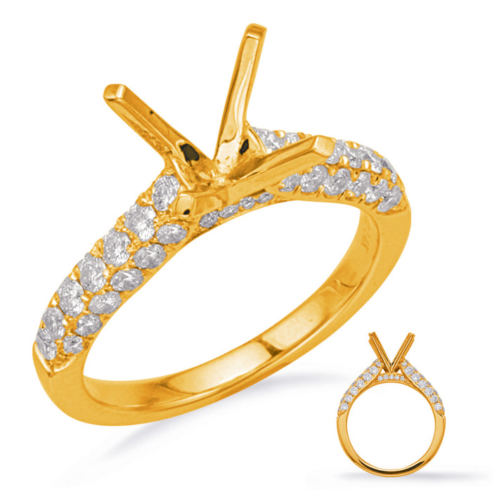 Yellow Gold Engagement Ring - EN8189-1YG